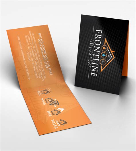 foldable business cards printable.